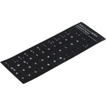 Autocollants de disposition de clavier pour l'apprentissage de l'allemand pour clavier d'ordinateur portable/de bureau, allemand