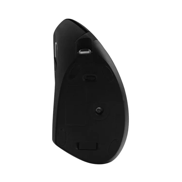 CM0093 Souris optique sans fil verticale à trois boutons de 2,4 GHz pour gaucher, résolution : 1000 DPI / 1200 DPI / 1600 DPI, version rechargeable