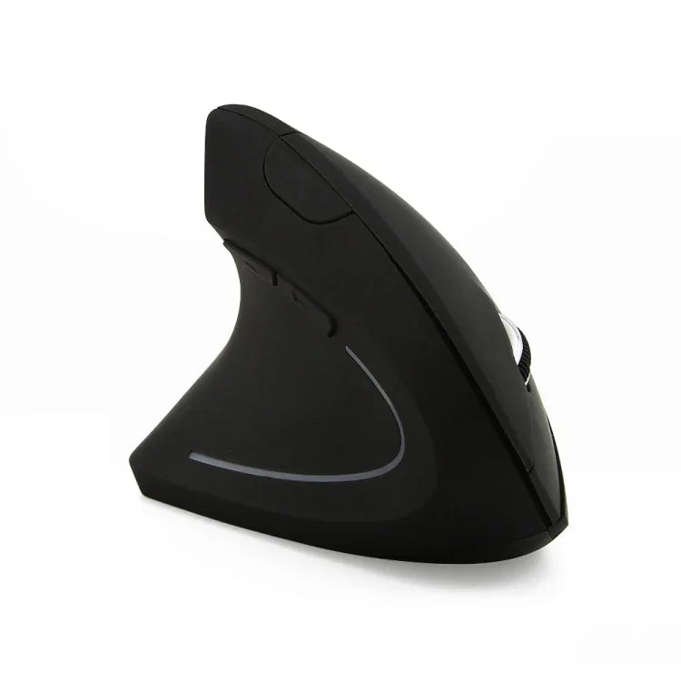 CM0093 Souris optique verticale sans fil à trois boutons 2,4 GHz pour gaucher, résolution : 1000 DPI / 1200 DPI / 1600 DPI, version à piles