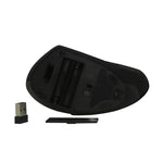 CM0093 Souris optique verticale sans fil à trois boutons 2,4 GHz pour gaucher, résolution : 1000 DPI / 1200 DPI / 1600 DPI, version à piles