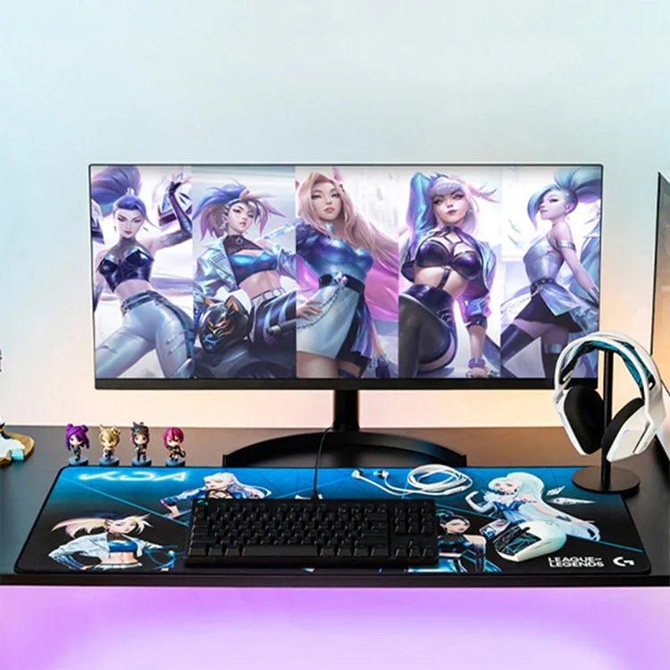 Tapis de Souris et de Clavier de Jeu Logitech G840 KDA, Taille : 900x400x3mm