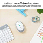 Souris sans fil Logitech Voice M380, 4 boutons, saisie vocale intelligente, M380