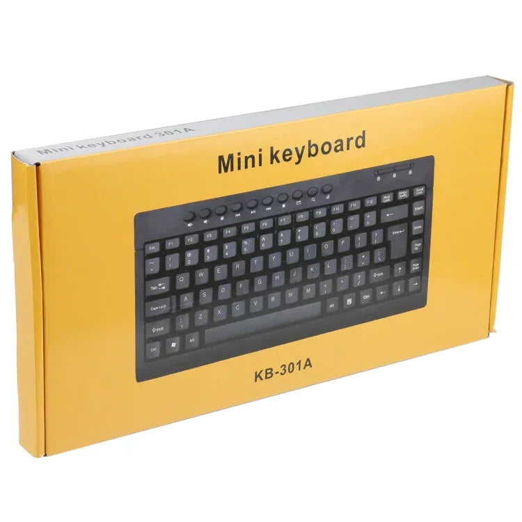Clavier mini filaire multimédia KB-301A, version arabe, version arabe