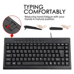 Clavier mini filaire multimédia KB-301A, version arabe, version arabe