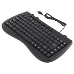 Clavier filaire miniature multimédia pour ordinateur portable KB-301B, version anglaise