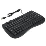 Clavier filaire miniature multimédia pour ordinateur portable KB-301B, version anglaise