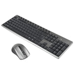 Ensemble clavier et souris sans fil étanche pour bureau 2,4 GHz KB-6600, KB-6600
