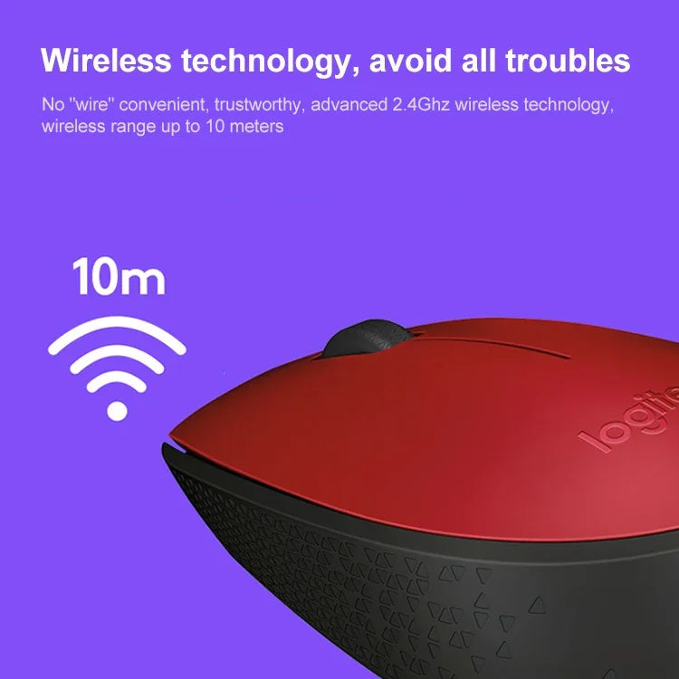 Souris sans fil USB Logitech M170 1000 DPI avec récepteur 2,4 G