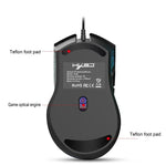 Souris Gamer Filaire Lumineuse HXSJ X100 7 Boutons 3600 DPI, Longueur de Câble : 1,5 m