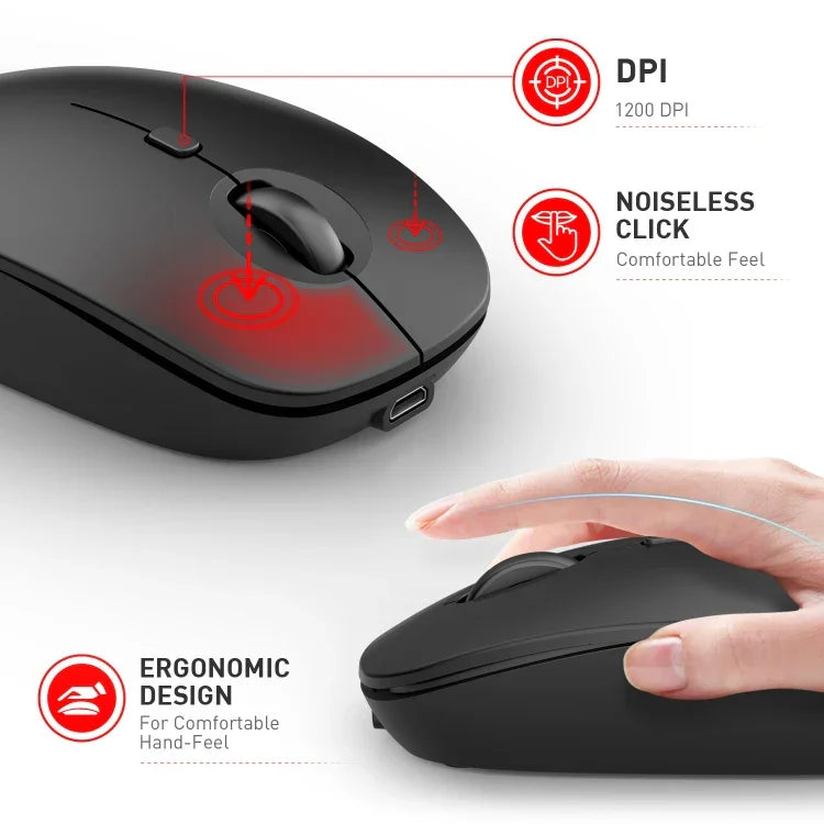 Souris sans fil MKESPN 859 2.4G, 2.4G
