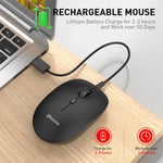 MKESPN 859 Souris sans fil trois modes 2.4G+BT5.0+BT3.0, 2.4G+BT5.0+BT3.0