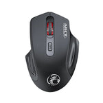 Souris sans fil silencieuse iMICE G-1800 rechargeable 4 boutons 1600 DPI 2,4 GHz pour ordinateur PC portable