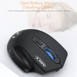 Souris sans fil silencieuse iMICE G-1800 rechargeable 4 boutons 1600 DPI 2,4 GHz pour ordinateur PC portable