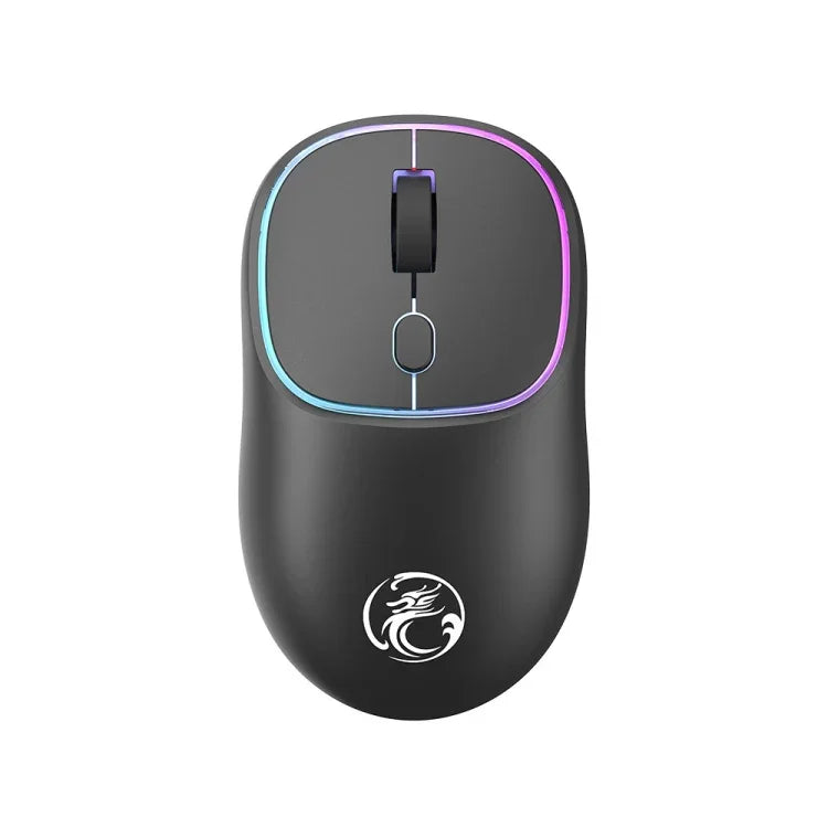 Souris sans fil silencieuse iMICE W-618 rechargeable 4 boutons 1600 DPI 2,4 GHz pour ordinateur PC portable, W-618 2,4 GHz