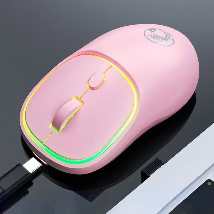 Souris sans fil silencieuse iMICE W-618 rechargeable 4 boutons 1600 DPI 2,4 GHz pour ordinateur PC portable, W-618 2,4 GHz
