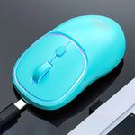 Souris sans fil silencieuse iMICE W-618 rechargeable 4 boutons 1600 DPI 2,4 GHz pour ordinateur PC portable, W-618 2,4 GHz