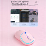 Souris sans fil silencieuse iMICE W-618 rechargeable 4 boutons 1600 DPI 2,4 GHz pour ordinateur PC portable, W-618 2,4 GHz