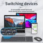 Clavier Bluetooth sans fil trois modes 109, clavier trois modes