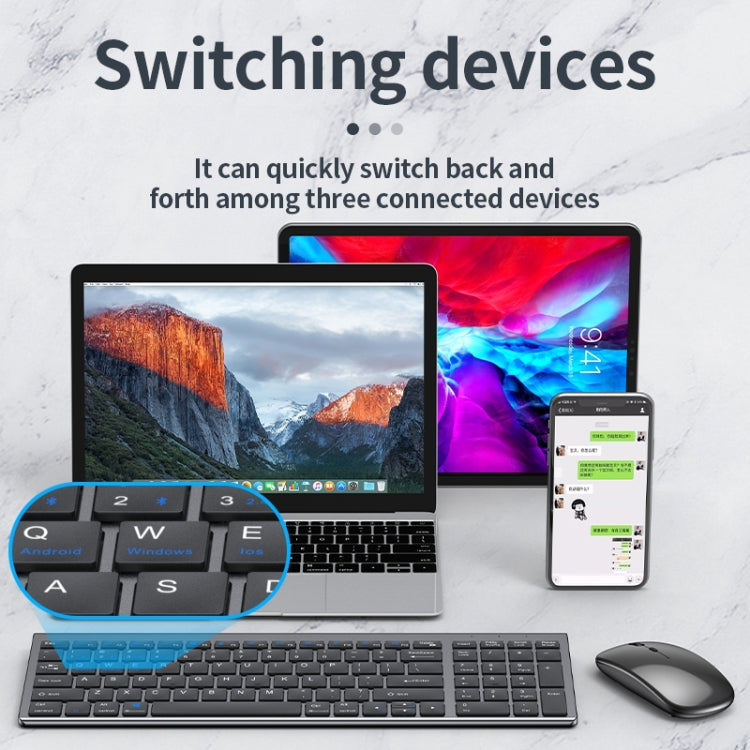 Clavier Bluetooth sans fil trois modes 109, clavier trois modes