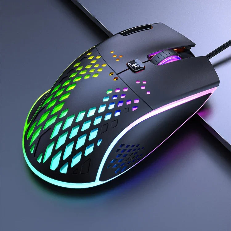 Souris de jeu iMICE T97 RVB LED USB 7 boutons 7200 DPI Filaire