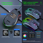 Souris de jeu iMICE T97 RVB LED USB 7 boutons 7200 DPI Filaire