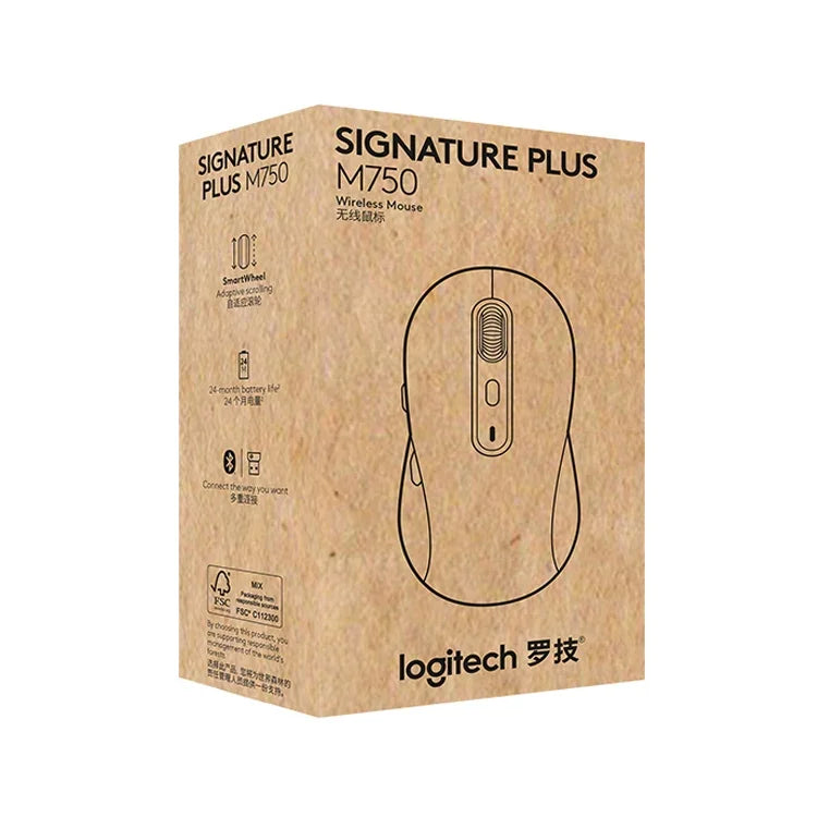 Souris sans fil double mode Bluetooth 2,4 GHz Logitech M750 2000 dpi, M750