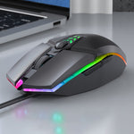 Souris de jeu/bureau filaire USB S700 lumière colorée