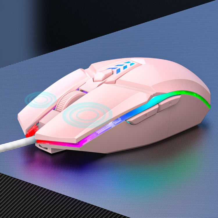 Souris de jeu/bureau filaire USB S700 lumière colorée