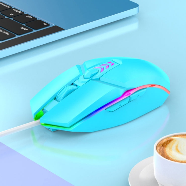 Souris de jeu/bureau filaire USB S700 lumière colorée