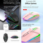 Souris de jeu/bureau filaire USB S700 lumière colorée