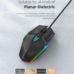 Souris de jeu/bureau filaire USB S700 lumière colorée