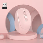 Souris sans fil rechargeable HXSJ M107 4 boutons 1600 DPI double mode 2,4 GHz + Bluetooth 5.1, version batterie