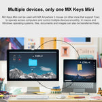 Clavier sans fil Bluetooth intelligent ultra-fin rétroéclairé Logitech MX Keys Mini