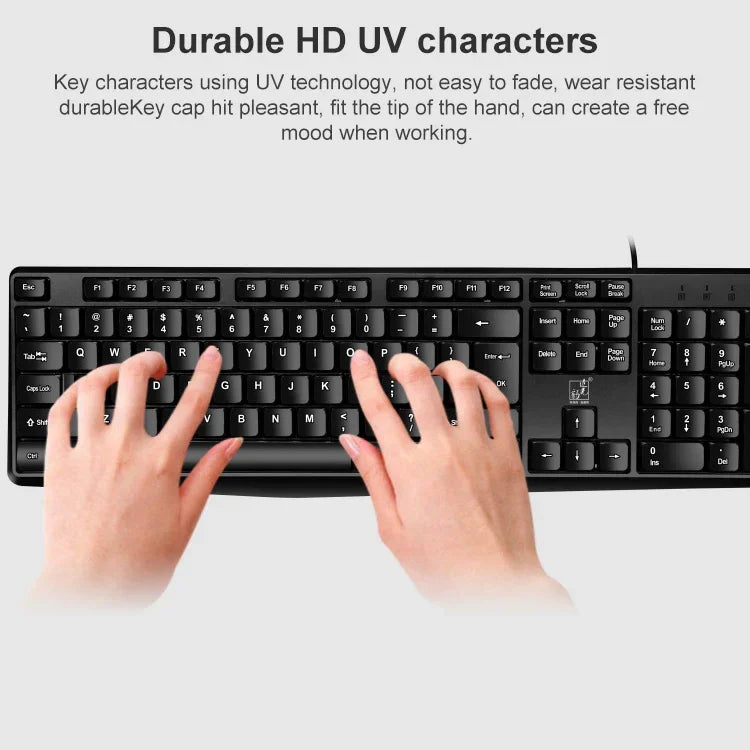 Ensemble clavier et souris filaires ZGB Q9B, Q9B