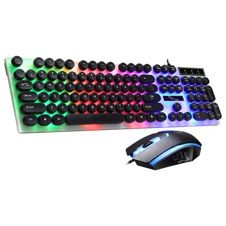 Ensemble Clavier + Souris filaire lumineux ZGB G21, G21 (Noir)