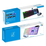 Ensemble Clavier + Souris filaire lumineux ZGB G21, G21 (Noir)