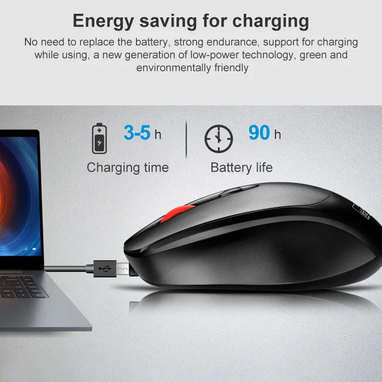ZGB 361 Souris sans fil rechargeable 2,4 GHz 1600 dpi