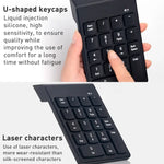 Clavier numérique sans fil 2,4G MC Saite 2129RF à 18 touches
