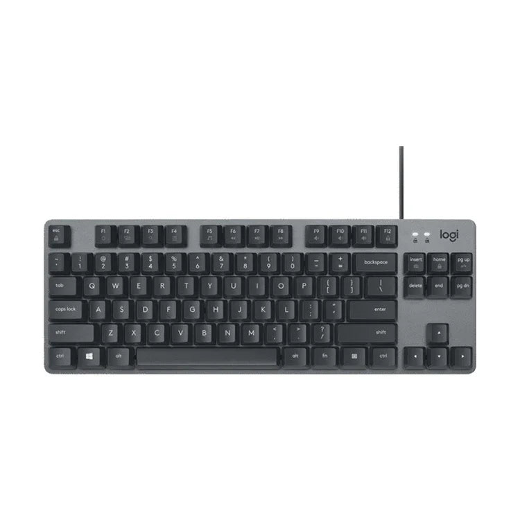 Clavier mécanique filaire compact Logitech K835, axe vert, axe vert