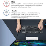 Clavier mécanique filaire compact Logitech K835, axe vert, axe vert