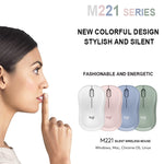 Souris sans fil silencieuse Logitech M221 Fashion
