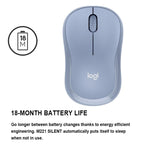 Souris sans fil silencieuse Logitech M221 Fashion
