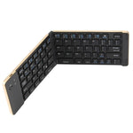 Clavier sans fil Bluetooth pliable F66 à 66 touches, compatible Android / Windows / iOS, F66 pliable 2 fois 66 touches noir, F66 pliable 2 fois 66 touches or rose, F66 pliable 2 fois 66 touches argent, F66 pliable 2 fois 66 touches or