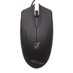 Souris de jeu optique filaire universelle Chasing Leopard 119 USB, longueur : 1,45 m, 119 noir, 119 noir de jais, 119 blanc