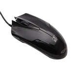 Souris de jeu optique filaire universelle Chasing Leopard 119 USB, longueur : 1,45 m, 119 noir, 119 noir de jais, 119 blanc
