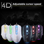 Souris de jeu optique filaire Chasing Leopard 199 USB 1600 DPI avec rétroéclairage LED et trois vitesses réglables, longueur: 1,3 m, 199 noire, 199