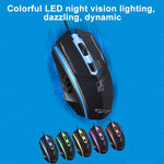 Souris de jeu optique filaire Chasing Leopard 199 USB 1600 DPI avec rétroéclairage LED et trois vitesses réglables, longueur: 1,3 m, 199 noire, 199
