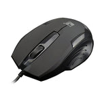 Souris de jeu optique filaire givrée USB Leopard 512G Chasing, Longueur : 1,3 m, 512G