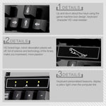 Ensemble Clavier de Jeu de Bureau Suspendu Filaire USB 104 Touches Chasing Leopard Q17 + Souris Filaire Symétrique, Longueur du câble du clavier : 1,4 m, Longueur du câble de la souris : 1,3 m, Q17 Noir, Q17 Blanc