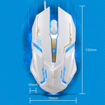 Souris de jeu optique filaire Chasing Leopard V17 USB 2400 DPI réglable à quatre vitesses avec motif de ligne et lumière respiratoire LED, longueur : 1,45 m, V17, V17 Jet Black